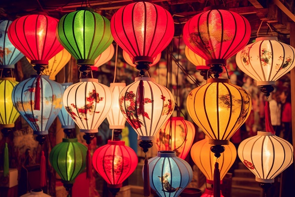 扇形中国灯：传统文化与照明艺术的结合？